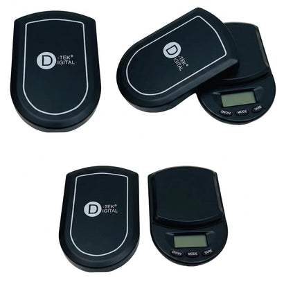 D-TEK DIGITAL SCALE -100G X 0.01G / 200G X 0.01G -BLACK