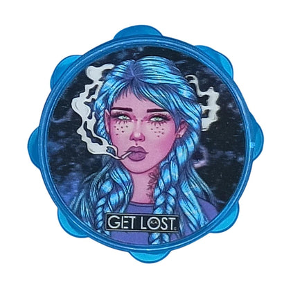 Get Lost Plastic 3D Galaxy Grinder 67MM - 1CT