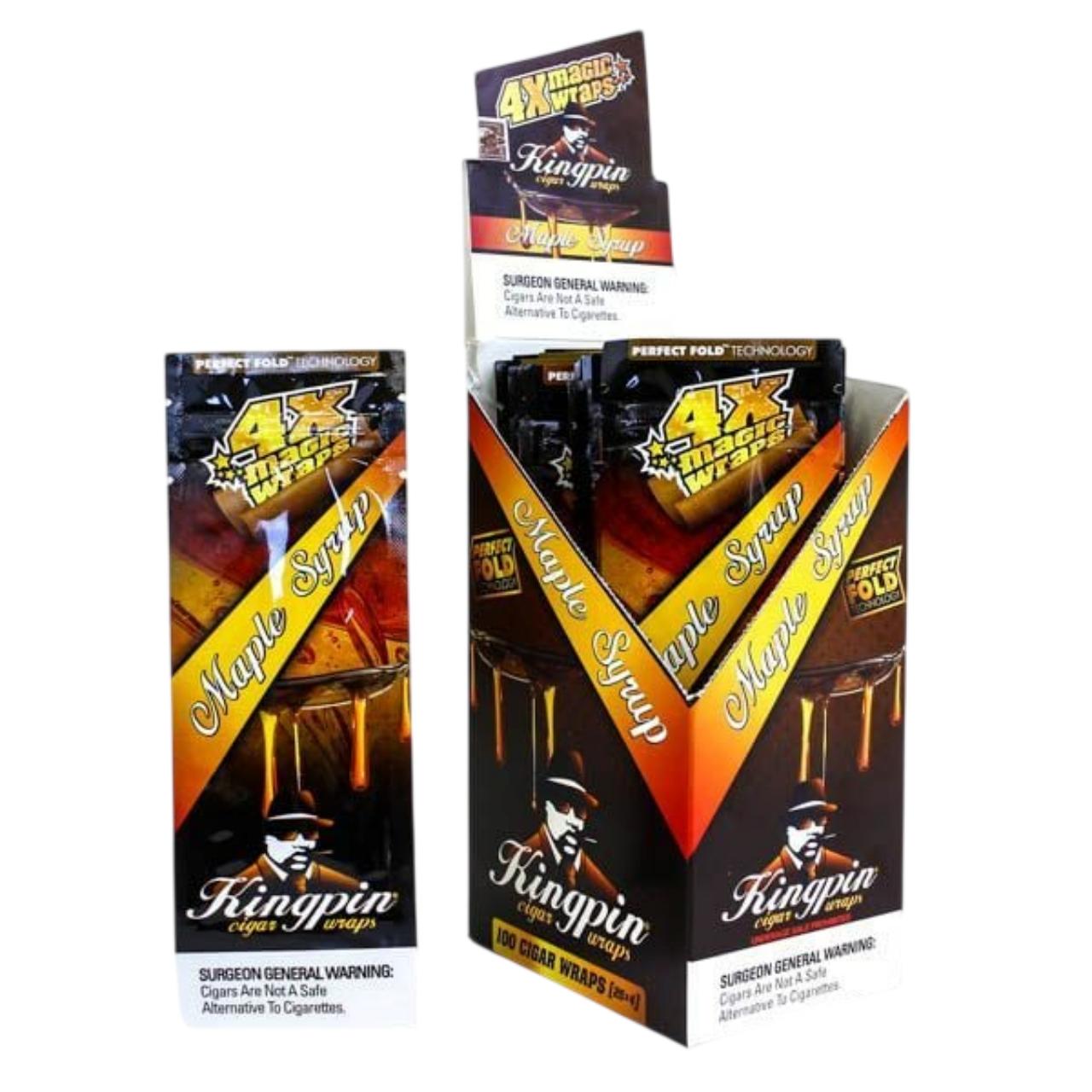 KINGPIN CIGAR WRAPS -25PK -4CT