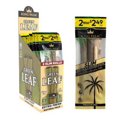 King Palm Slim Rolls - 20PK- 2CT