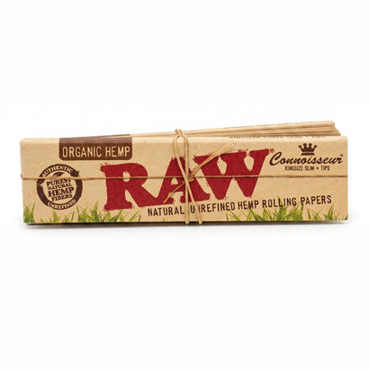 Raw King Size Connoisseur Papers + Tips 1PK-32CT