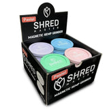 Shred Master Hemp Grinder 2Piece Magnetic Pastel Colors (12COUNT)