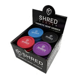 Shred Master Hemp Grinder 2 Piece Magnetic | 12 Count
