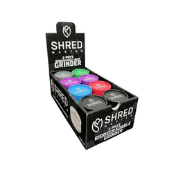 Shred Master Hemp Grinder 2 Piece (24 COUNT)