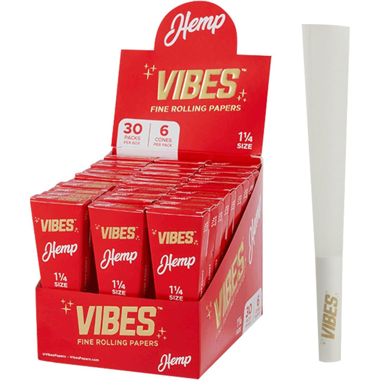VIBES 30PK KING SIZE CONES