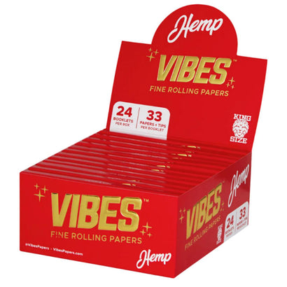 VIBES PAPERS 24PK KING SIZE SLIM FILTERS