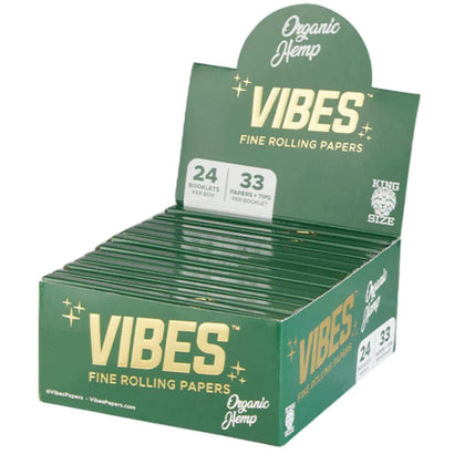VIBES PAPERS 24PK KING SIZE SLIM FILTERS