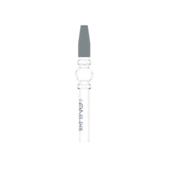 White Rhino Quartz Dab Straw w/ Silicone Cap (25 Count Display)