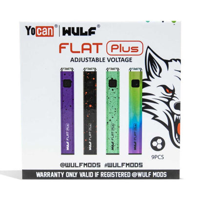 Wulf Mods Flat Plus Battery Assorted Colors (Pack of 9)