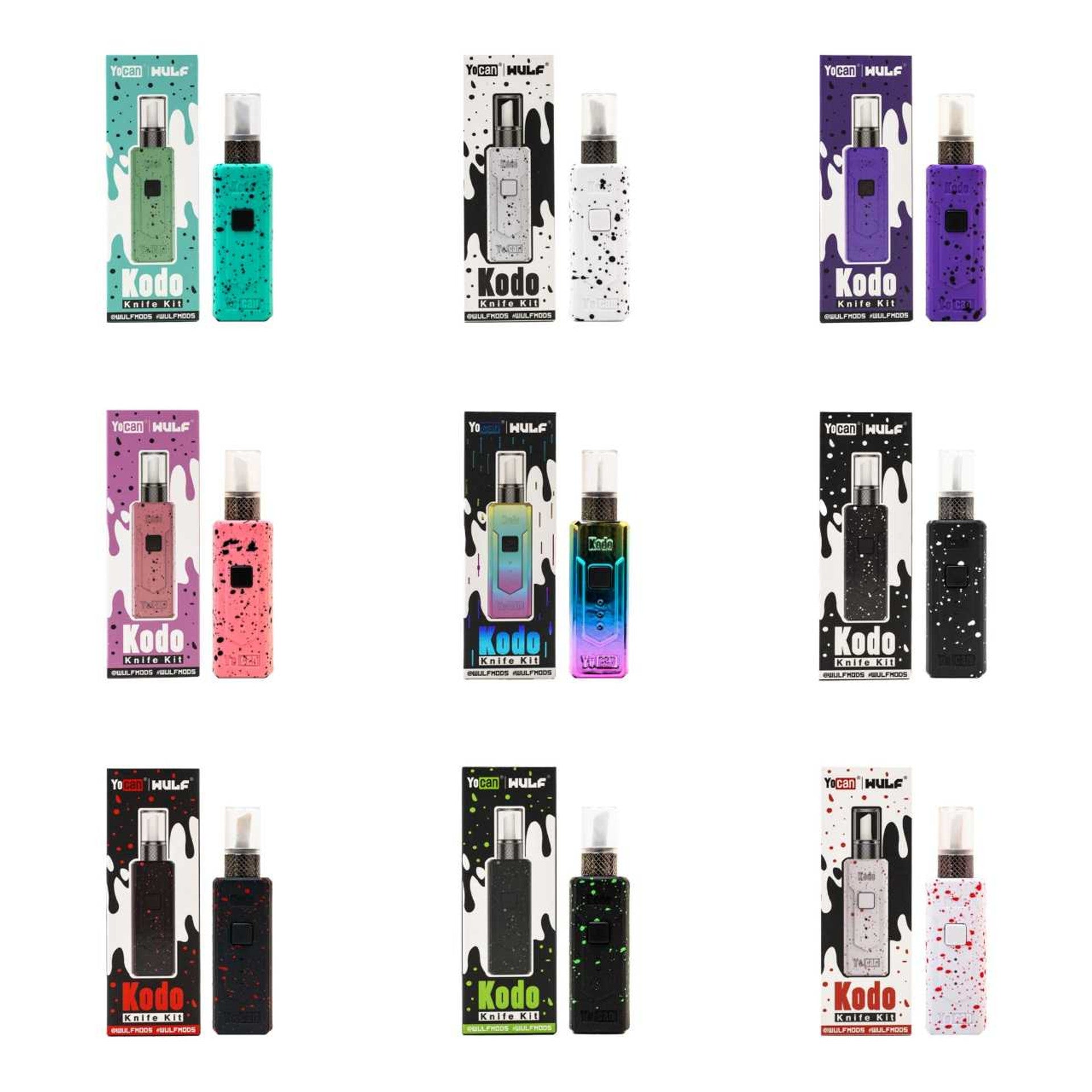 Wulf Mods Kodo Knife Kit Assorted Colors (Pack of 9)