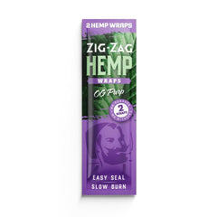 Zig Zag Hemp Wraps 1PK-2CT