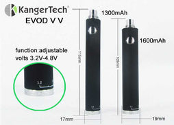 Kanger eVod Twist VV 1300mAh eGo Battery