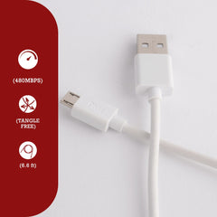 Pivoi USB 2.0 to Micro Cable Tangled Free
