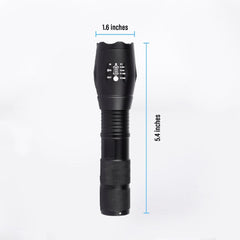 10W LED Tactical Flashlights with 18650 Battery