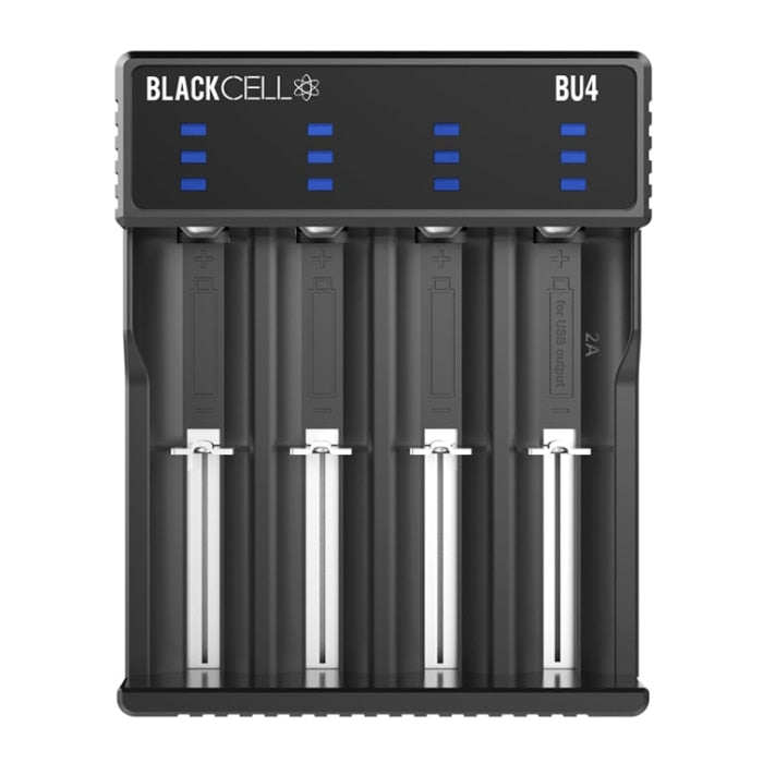 Blackcell BU4 4-Bay Li-Ion Battery Charger