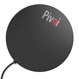 Pivoi QI Certified Fast Wireless Charger Pad Compatible with 5W, 7.5W and 10W (Black)