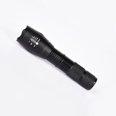 Pivoi 10W LED (600 Lumens) Zoom focus Metal body IP44 Water Resistant LED Flashlight - Include AAA Battery