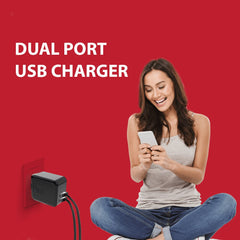 Pivoi Dual USB Wall Charger With Dual Port Charger
