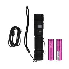 10W LED Tactical Flashlight with 18650 Battery