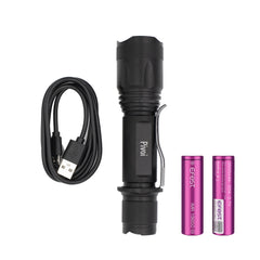 10W LED IP44 Water Resistant Flashlight with 18650 Battery