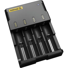 NiteCore New i4 4 Channel Universal Charger, for 18650, 16340 etc
