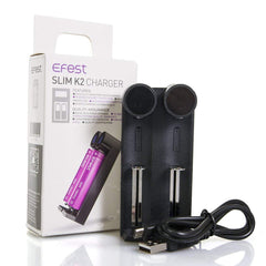 Efest SLIM K2 Intelligent Charger with 2 x 18650 (3100mAh) Battery