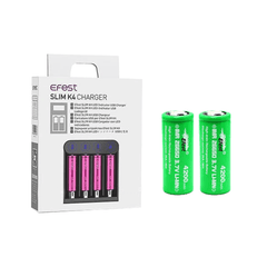 Efest SLIM K4 USB Charger with 2 x 26650 (4200mAh) Battery