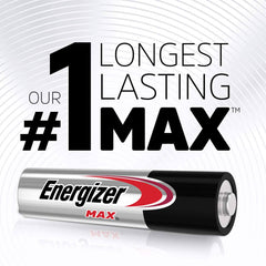 Energizer AAA Batteries (24 Count), Triple A Max Alkaline Rechargeable Batteries