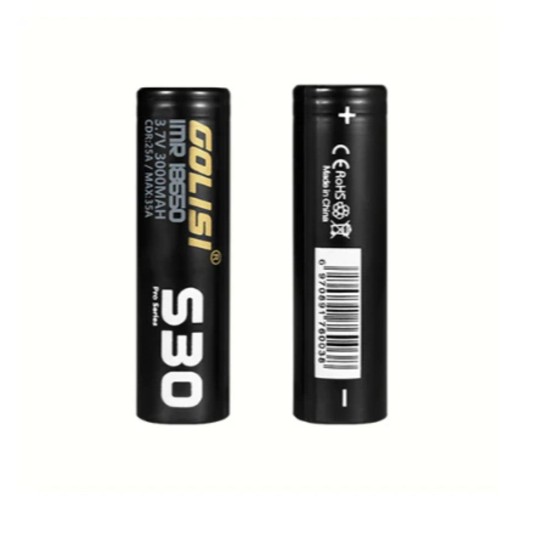 Golisi S30 3000mAh 25A 18650 Battery | Pack of 2 Battery
