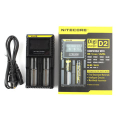 NITECORE D2 DIGICHARGER UNIVERSAL CHARGER 18650 RCR123A 17650 17670 14500 AA AAA