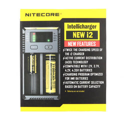 NiteCore i2 Intellicharger Two-Channel Charger - for 18650 etc