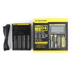 Nitecore D4 Digicharger with 2 x 18650 (2500mAh) Battery