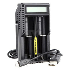 Nitecore UM20 2-slot Digital USB Charger, for 18650 battery etc